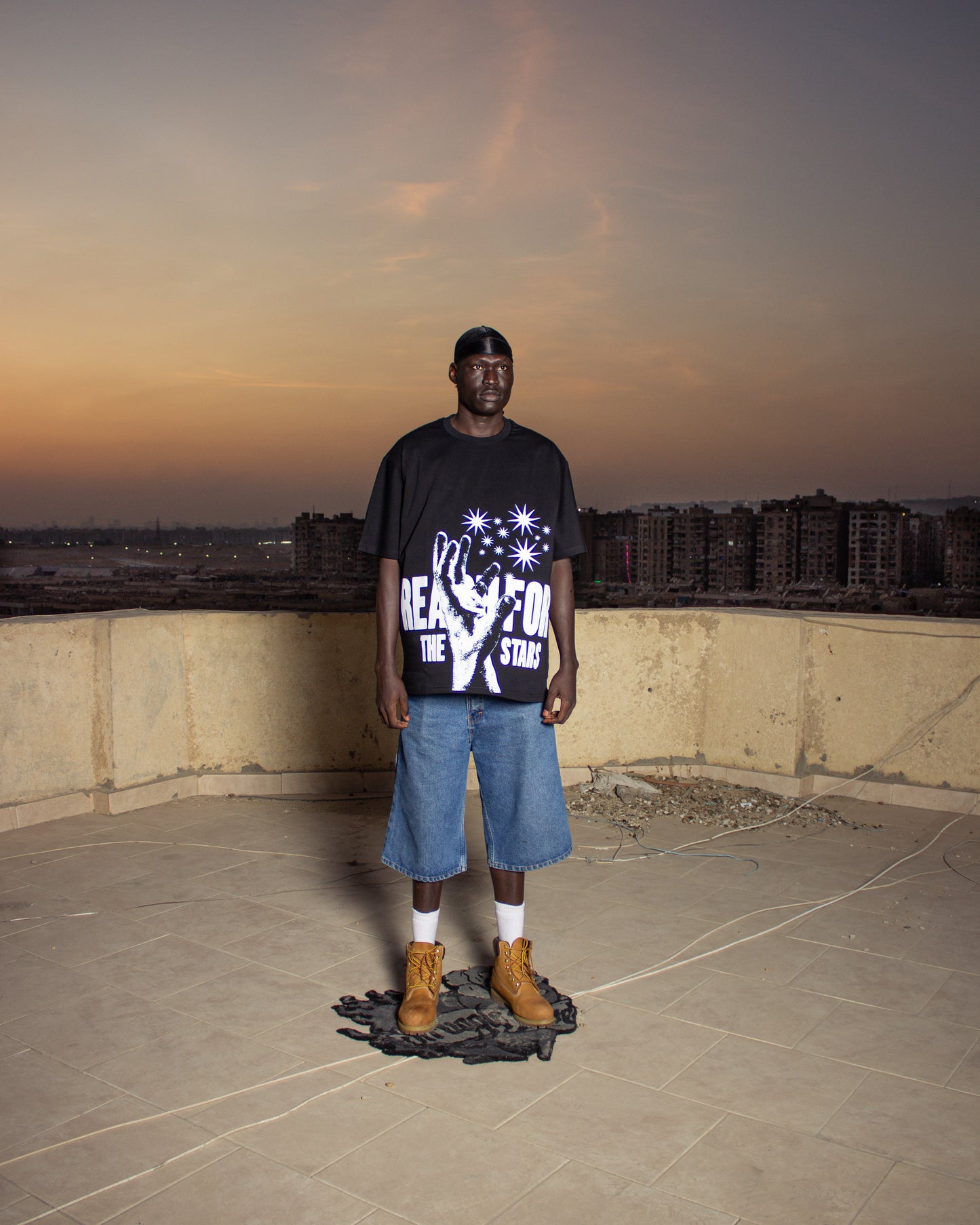 Black Reach For The Stars T-Shirt