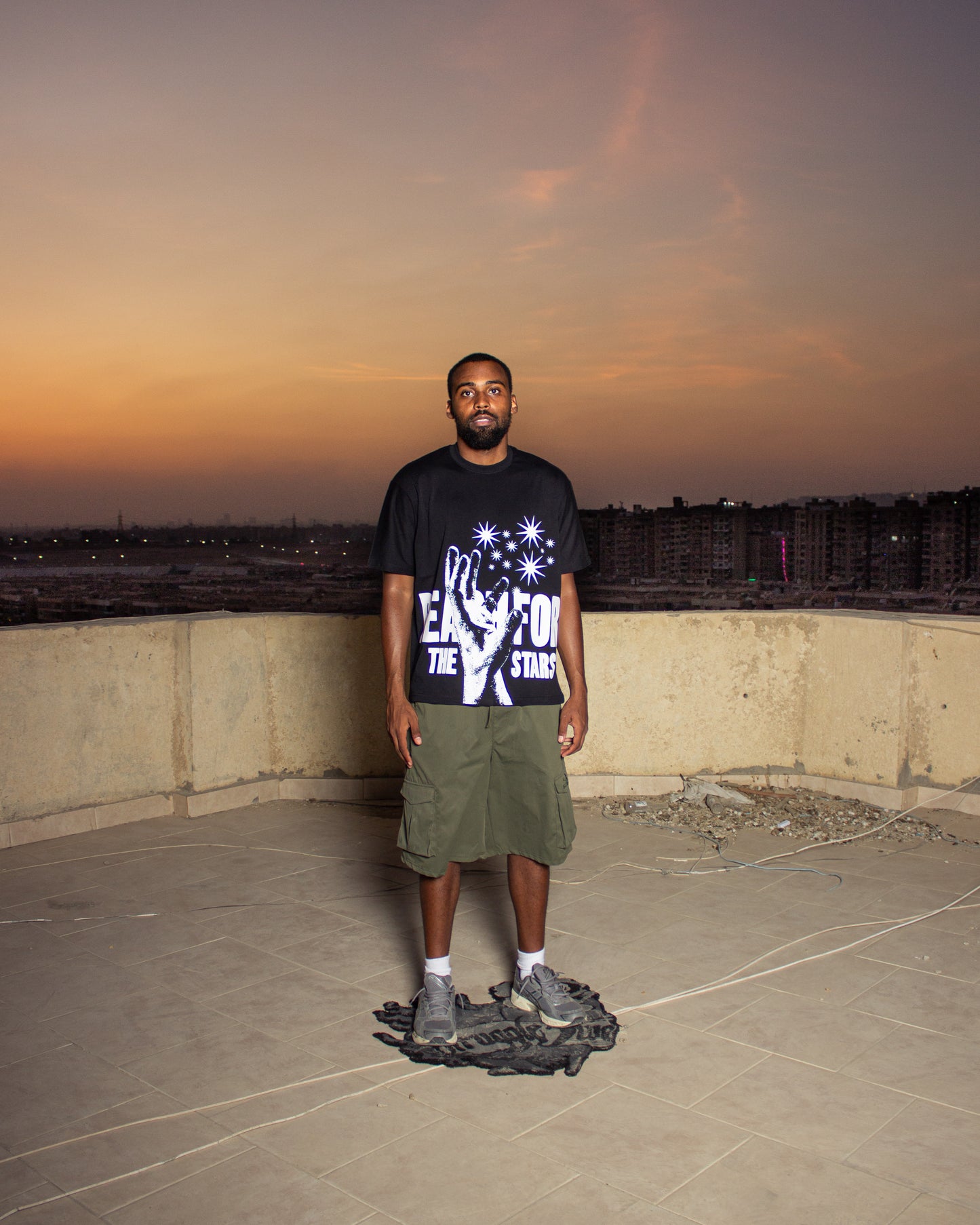 Black Reach For The Stars T-Shirt