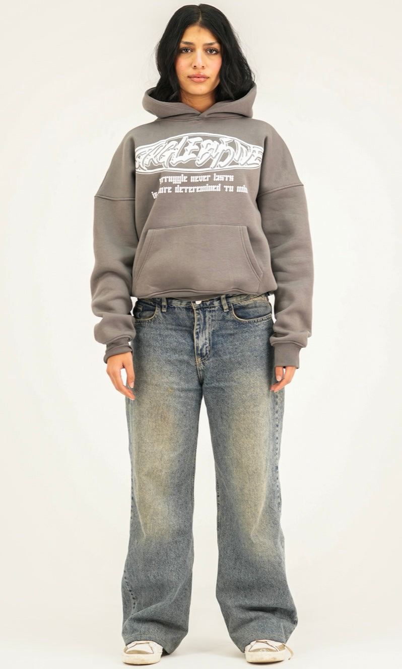 Struggle Never Lasts Box Fit Hoodie