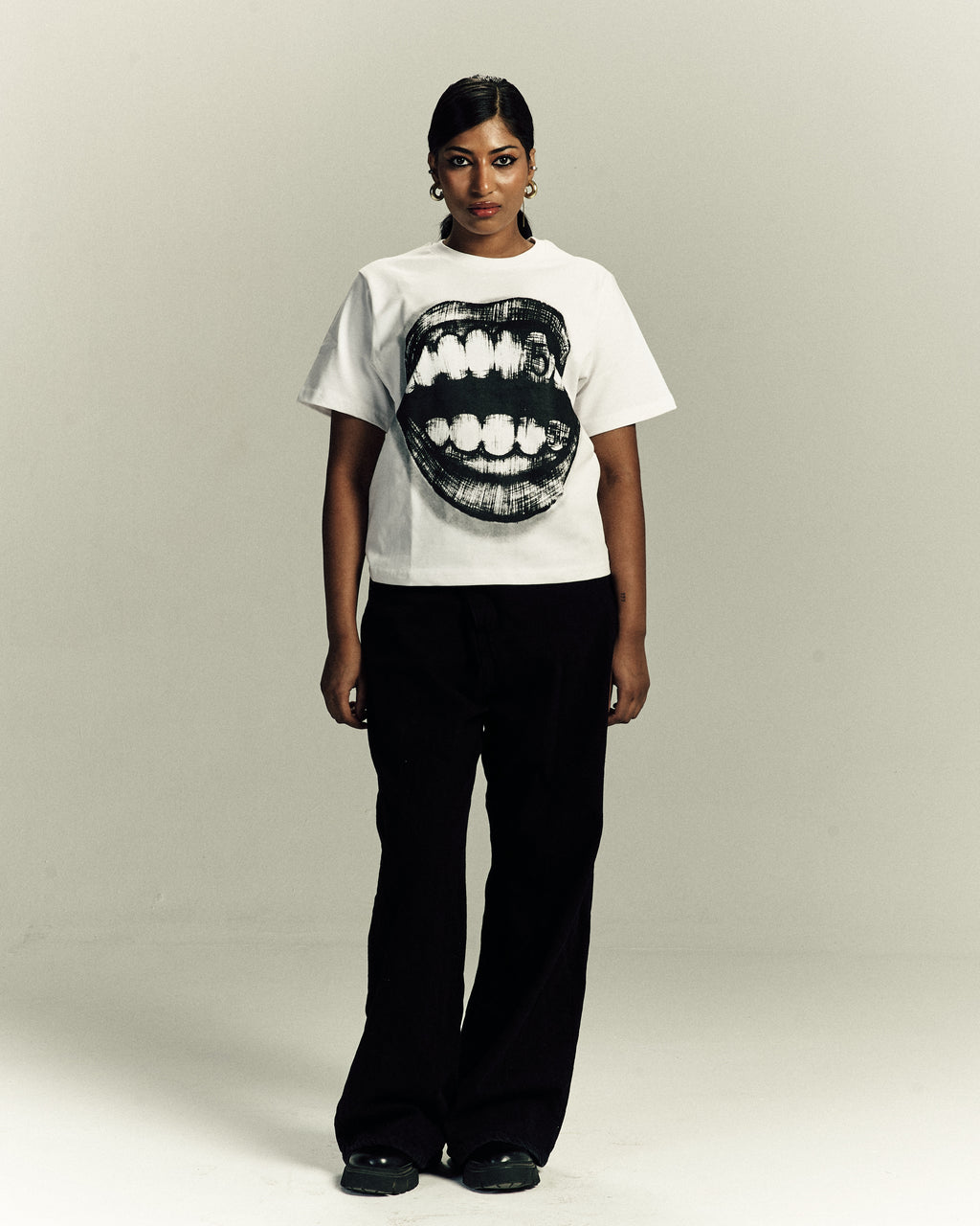 T55TH Unisex Oversized T-Shirt White